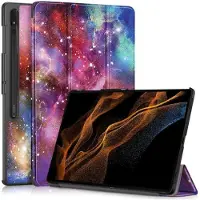 Cover-Discount Galaxy Tab S9 Ultra - Tri-fold Smart Case Univers (Samsung Galaxy Tab S9 Ultra), Étui pour tablette, Multicolore