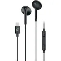 Celly UP1300TYPECBK écouteur/casque Avec fil Ecouteurs Appels/Musique USB Type-C Noir