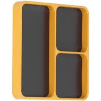 Merkloos Boîte de rangement magnétique, résistante à la chaleur, dimensions 13,8 x 11 x 2 cm - Outils - Organisation - Entretien automobile - Facile à nettoyer - Durable