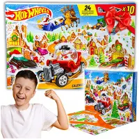 Hot Wheels Calendrier de l'Avent Voitures Cadeau Enfant