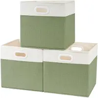 Merkloos Boîtes de rangement pliables, dimensions 33 x 33 x 33 cm, lot de 3