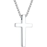 Markenlos Hommes - Acier inoxydable - Réglable, 55 cm