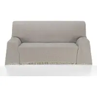 Merkloos Elzusha - Couverture multifonctionnelle en coton, couleur marron, 300x260 cm, extra douce