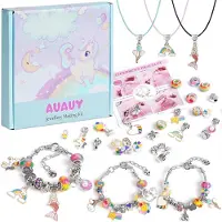 Merkloos Kit de fabrication de brassard personnalisé, pour enfants à partir de 6 ans, cadeau de Noël créatif, contenu pour calendrier de l'Avent