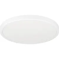 Eglo connect.z Plafonnier LED pour salle de bains compatible domotique Fueva 6 ampoules, Ø 38,9 cm, ZigBee, application etvocale Alexa, couleur de lumière, intensité réglable, plafonnier, IP44