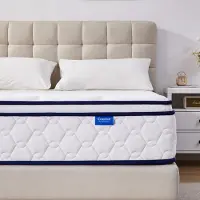 Merkloos Matelas à ressorts ensachés orthopédique, dimensions 90 x 200 cm, fermeté moyenne