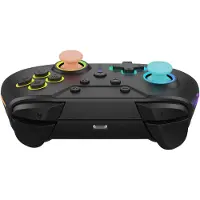 Hyperkin NuRival Wireless Hall Effect Game Controller (Switch, Switch 2, Switch Lite, Switch OLED), Manette, Noir, Orange, Bleu