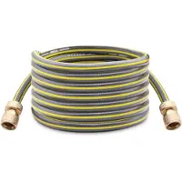 Merkloos Tuyau d'arrosage de 3 mètres, avec raccords en laiton de 1/2", léger, idéal pour l'arrosage du jardin
