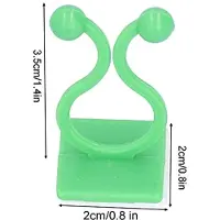 Markenlos Clips de fixation pour murs végétalisés, 100 pièces - Crochets adhésifs pour plantes potagères - Support solide et installation facile
