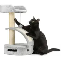 Merkloos Elzusha - Griffoir pour chats avec jouets et une hauteur de 58 cm