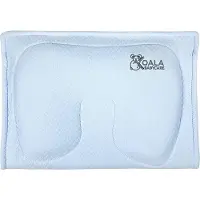 Unyqoos Coussin de soutien en mousse à mémoire de forme pour la prévention et le traitement de la plagiocephalie (tête aplatie), avec housse amovible, 2 housses, fin et flexible