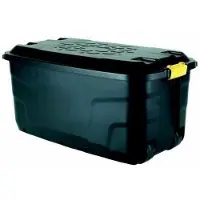 Merkloos Elzusha - Boîte de rangement extra grande - 145 litres, en plastique résistant