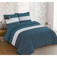 Merkloos Solidchoice - Ensemble de couette de luxe, 260 x 240 cm, comprenant 2 taies d'oreiller de 65 x 65 cm