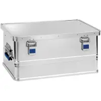Hünersdorff Boîte en aluminium STANDARD, 48 litres, étanche grâce à un joint en caoutchouc