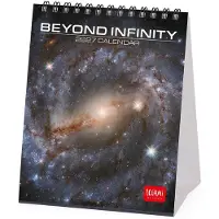 Legami – Calendrier de bureau 2027, "Beyond Infinity", 12 mois, 5 cm