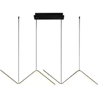 Eko-Light Suspension VERTE 22W LED noir 4000K de Milagro