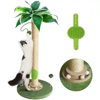 Merkloos Katzenbaum de 84 cm - Griffoir interactif avec jouet à balle