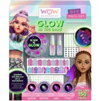 Kids Kit de décoration pour ongles phosphorescent WoW Generation WOW00157 - Euroswan