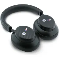 BMW Casque supra-auriculaire M Carbon avec logo métallique, Bluetooth, réduction de bruit ENC, couleur noire