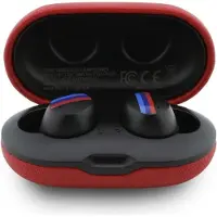 BMW Headphones Bluetooth TWS Metal Logo ENC red (ANC, 30 h, Sans fil), Écouteurs, Rouge