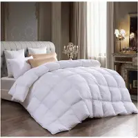 Merkloos Couette en duvet de canard, simple, 15 tog