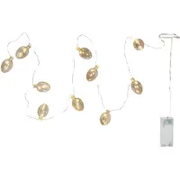 Star Trading 729-60, guirlande décorative légère, beige, transparente, polychlorure de vinyle (PVC), 6 h, 18 h, 10 ampoules
