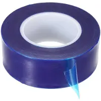 Merkloos Film de protection adhésif, largeur 5 cm, longueur 150 mètres - Ruban de sécurité bleu
