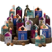 Merkloos Calendrier de Ramadan fait maison avec 30 boîtes pliantes colorées
