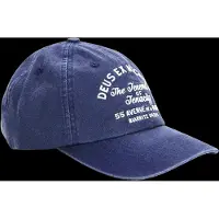 Deus Ex Machina pour homme. D263MHA173 Casquette Biarritz Sign bleu (OSFA), Casuel, Coton