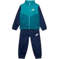 Nike Survêtement 'ESSENTIALS' bleu marine / bleu cyan / pétrole / blanc