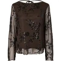 Pieces T-shirt 'PCEVITA' marron