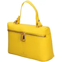 Chiara Ferretti Sac à Main Ismene Jaune Cuir Véritable Dollaro Yellow UNICA 20x12x6.5 cm