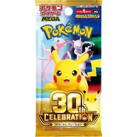 Pokémon Booster pack pour la célébration du 30e anniversaire de Pokémon, série M6A, version japonaise, contenant 6 cartes