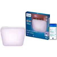 Philips Smart Lighting Plafond carré « Tunable White & Color » (2600 lm)