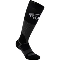 Alpinestars Chaussettes AT-8 En Laine Mérinos Tar Gray Black
