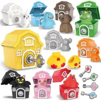 Sonstiges Jouets Montessori enfants dès 3 ans Set de 20 animaux de ferme
