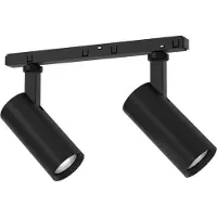 Eko-Light Lampe sur rail magnétique 2x10W LED 3000K noir - Milagro