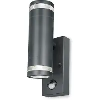 4lite 4L2/2308, Applique murale extérieure, Anthracite, Acier inoxydable, IP44, Façade, Jardin, I