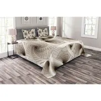 Benza Ensemble de couvre-lit Benzoa avec motif abstrait, en polyester double épaisseur : couvre-lit épais et doux pour lit double, accompagné de taies d'oreiller assorties, lavable à 40°C