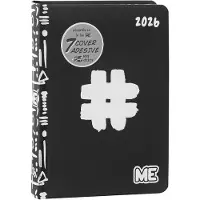 Merkloos Elzusha - Agenda quotidienne de format moyen, 16 mois, couverture souple