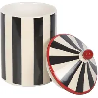 Merkloos Pot de rangement en forme de chapiteau de cirque, au design unique