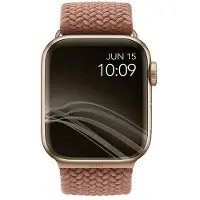 Uniq Bracelet tressé Aspen pour Apple Watch | 38/40/41/42 mm - Grapefruit Pink