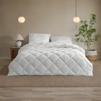 Merkloos Couverture d'été de 220 x 240 cm, en microfibre respirante et hypoallergénique