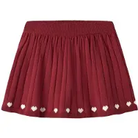 Name it Jupe 'NMFRalbos' rouge rubis / blanc