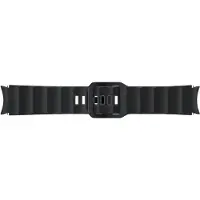 Samsung Rugged Sport Band 20mm M/L - black (20 mm, Fluoroélastomère), Sangles de montre, Noir