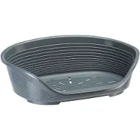 Ferplast Pellet plastique SIESTA DLX 2 gris foncé 49x36x17,5cm FP 1pc