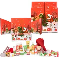 IDC INSTITUTE - Calendrier de l'Avent de Noël avec produits cosmétiques - 24 jours - Soins pour le corps