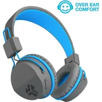 JLab JBuddies Studio Écouteurs Arceau Micro USB Bluetooth Bleu, Graphite