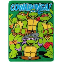Merkloos Couverture polaire avec motif "Cowabunga Dudes", dimensions 46" x 60"