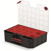 Merkloos Boîte de rangement de 390 x 284 x 60 mm contenant 12 bacs intérieurs